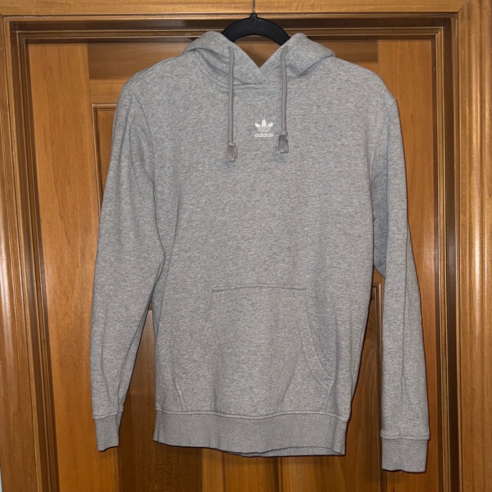 Adidas Women’s Oversized Classic Gray Hoodie